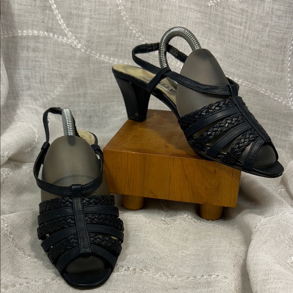 Bally leather made in Italy elegant heels